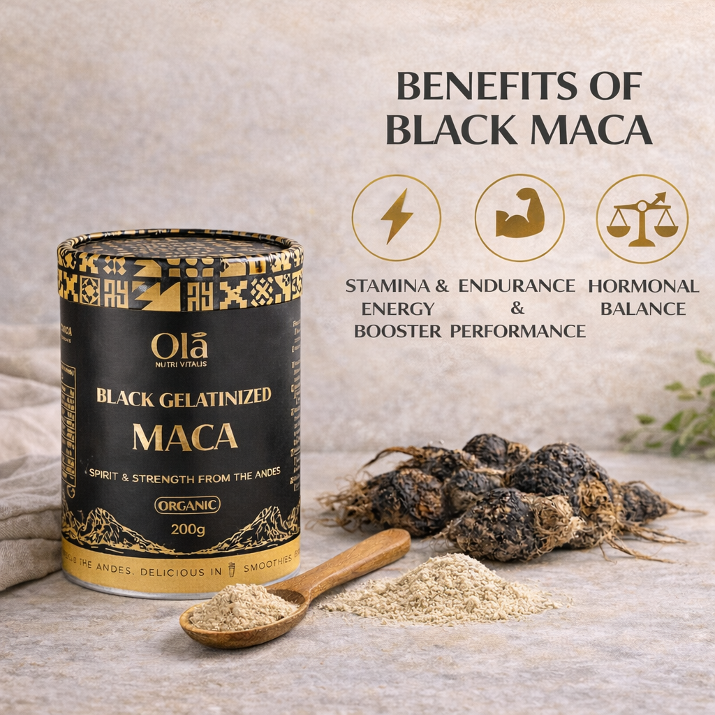 Biologisch Zwarte Gelatiniseerde Maca