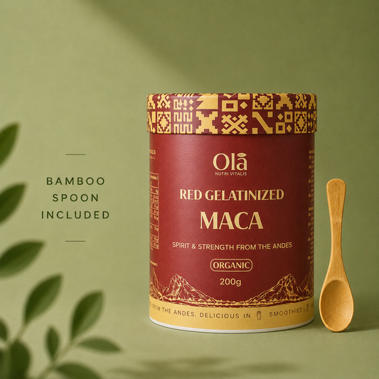 Biologisch Rode Gelatiniseerde Maca